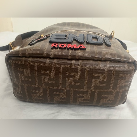 Authentic Fendi Roma Zucca Backpack - Picture 7 of 13